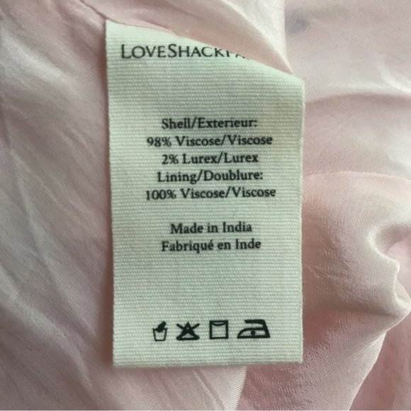 New with Tag: LoveShackFancy Bobbi Floral Chiffon Tiered Maxi Wrap Dress. - Picture 10 of 11